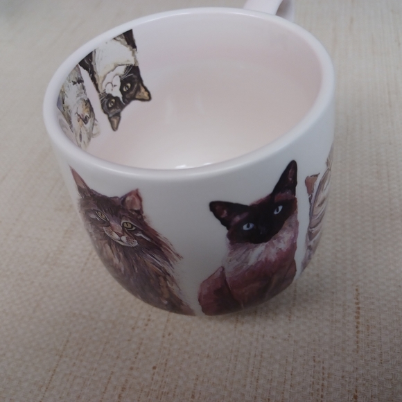 Cat Coffee Mug Calico Tabby Siamese Tuxedo Cathy Wooten - Picture 2 of 9